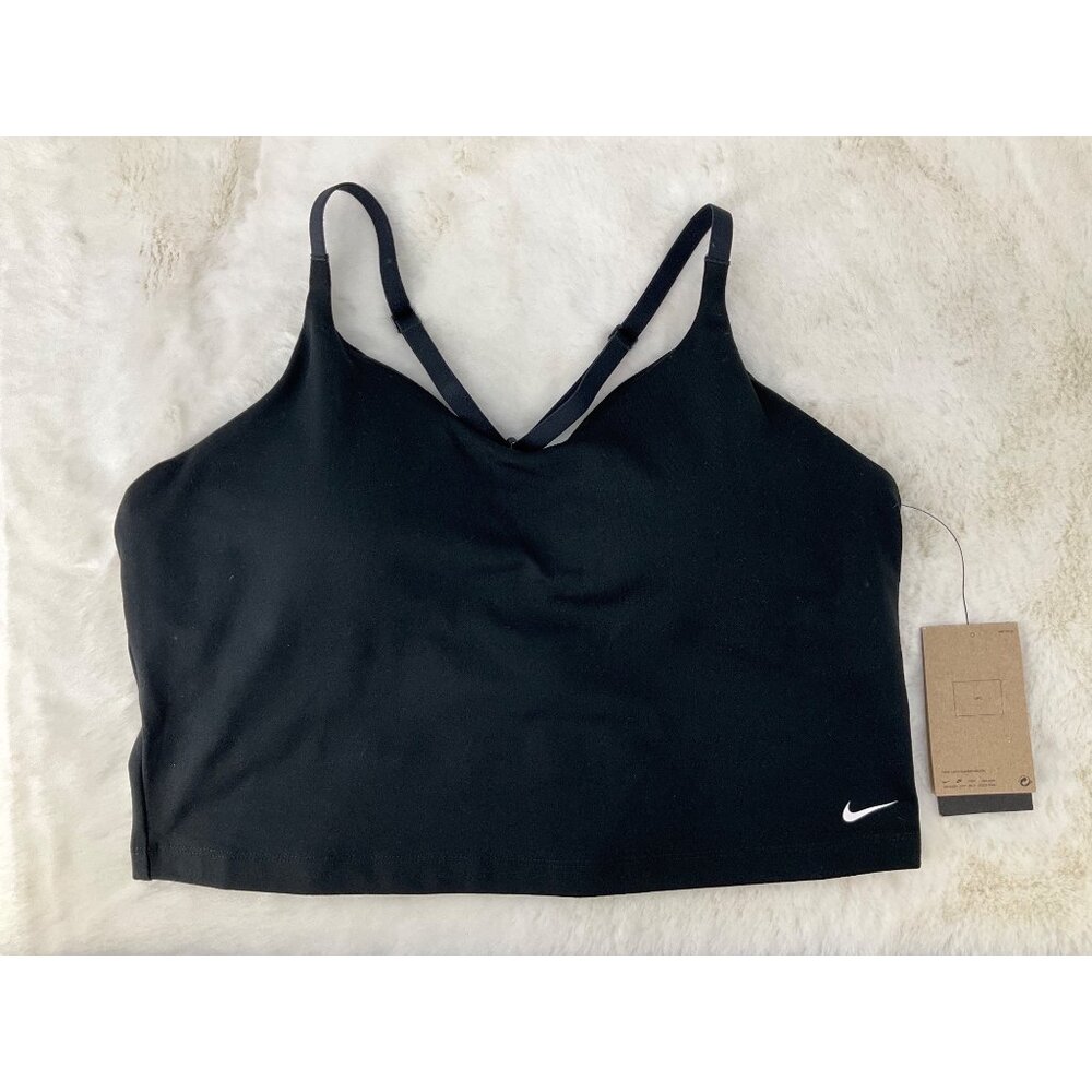 Nike Indy Women's Light support Sports Bra, Size XXL, Black - Picture 7 of 11